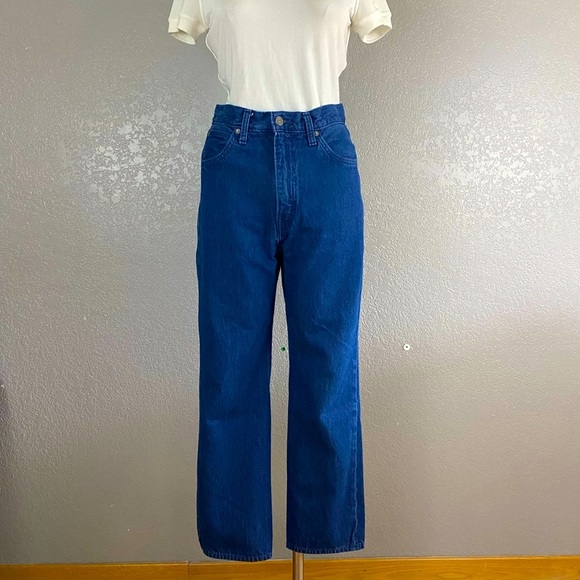Levi’s Big E Wellthread 70’s High Straight Organic Denim Jeans - Picture 8 of 14